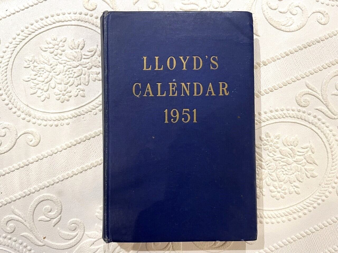 【CV551】LLOYD'S CALENDAR 1951 / display book