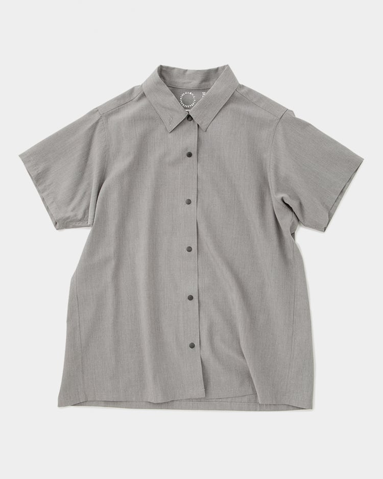 Mサイズ　山と道　Bamboo Short Sleeve Shirt