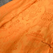 silk×rayon pattern china shirt