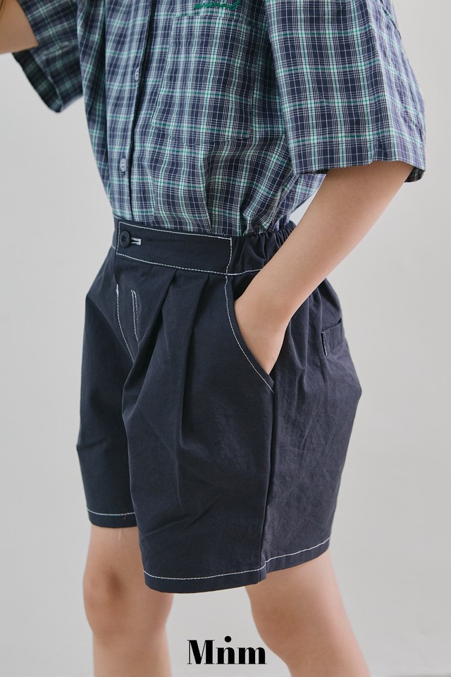 【予約商品】MINIMAL / Two-pin tuck stitch pants