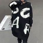 Hooded mid-length pullover sweater(ME043)