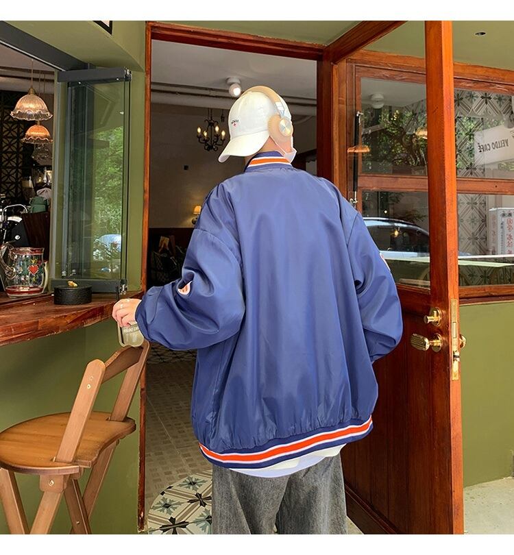 アウター 男女兼用 ハイストリート香港スタイルのスポーツベースボールジャージ j Yochico 独自のストリートトレンドを定義づけましょう