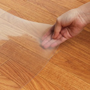 【在庫のみ】【アウトレット品】Belca(ベルカ) 日本製 透明マット キッチンマット 90cm 幅90×奥行60×厚さ0.08cm クリア 保護マット キズ 汚れ 防止 お手入れ簡単 カットOK 床暖房対応 KM60-90-1E-OL