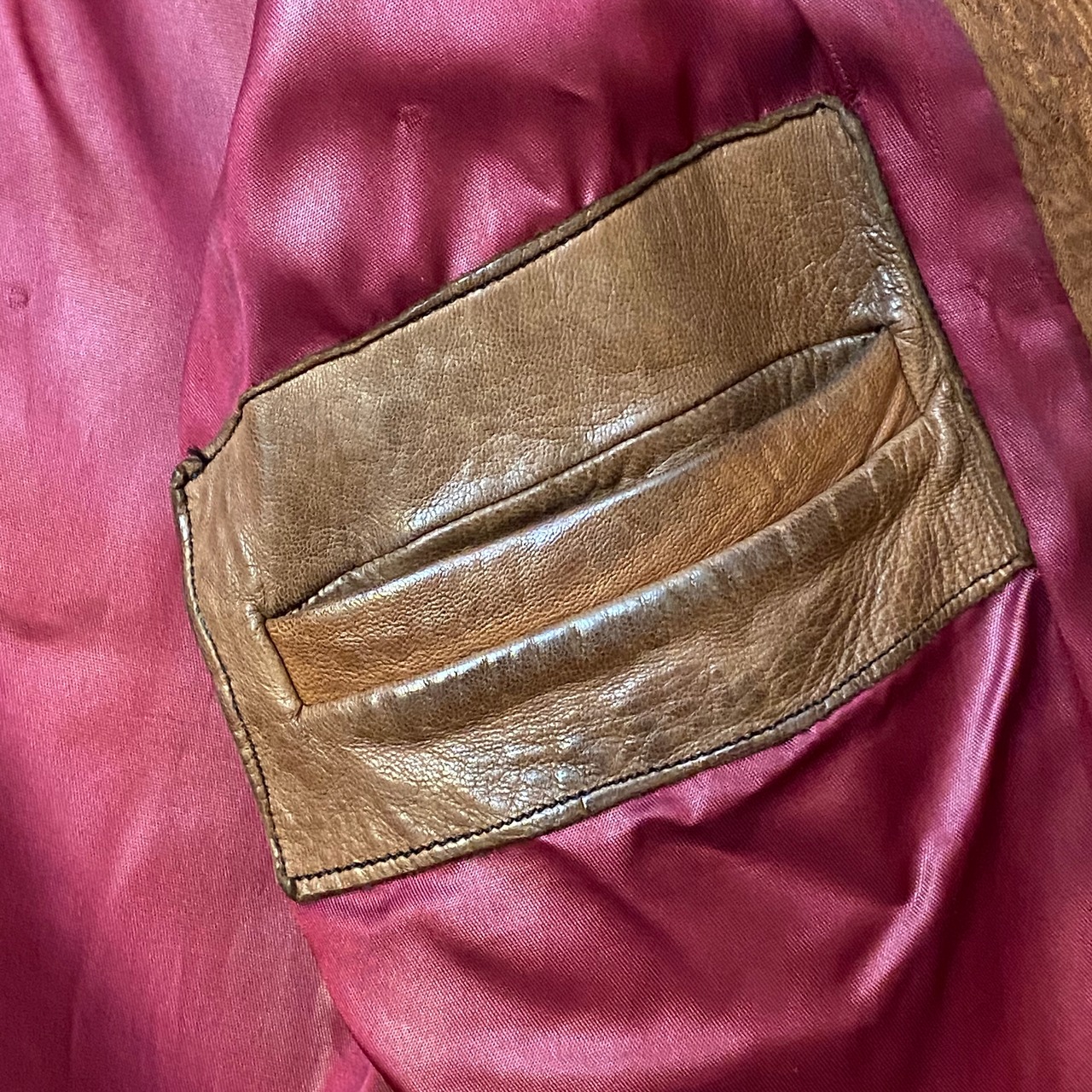 vintage 1970’s NORTH BEACH LEATHER craft leather jacket