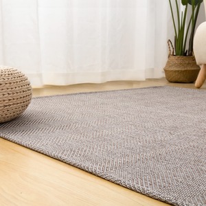 【新着特価】OIGAE ラグ カーペット 春 夏 130x190cm 1.5畳 ラグマット ヘリンボン柄 北欧 じゅうたん 無地調 幾何学模様 床保護 防音 リビング 滑り止め オールシーズン適用 安心素材 ブラウン