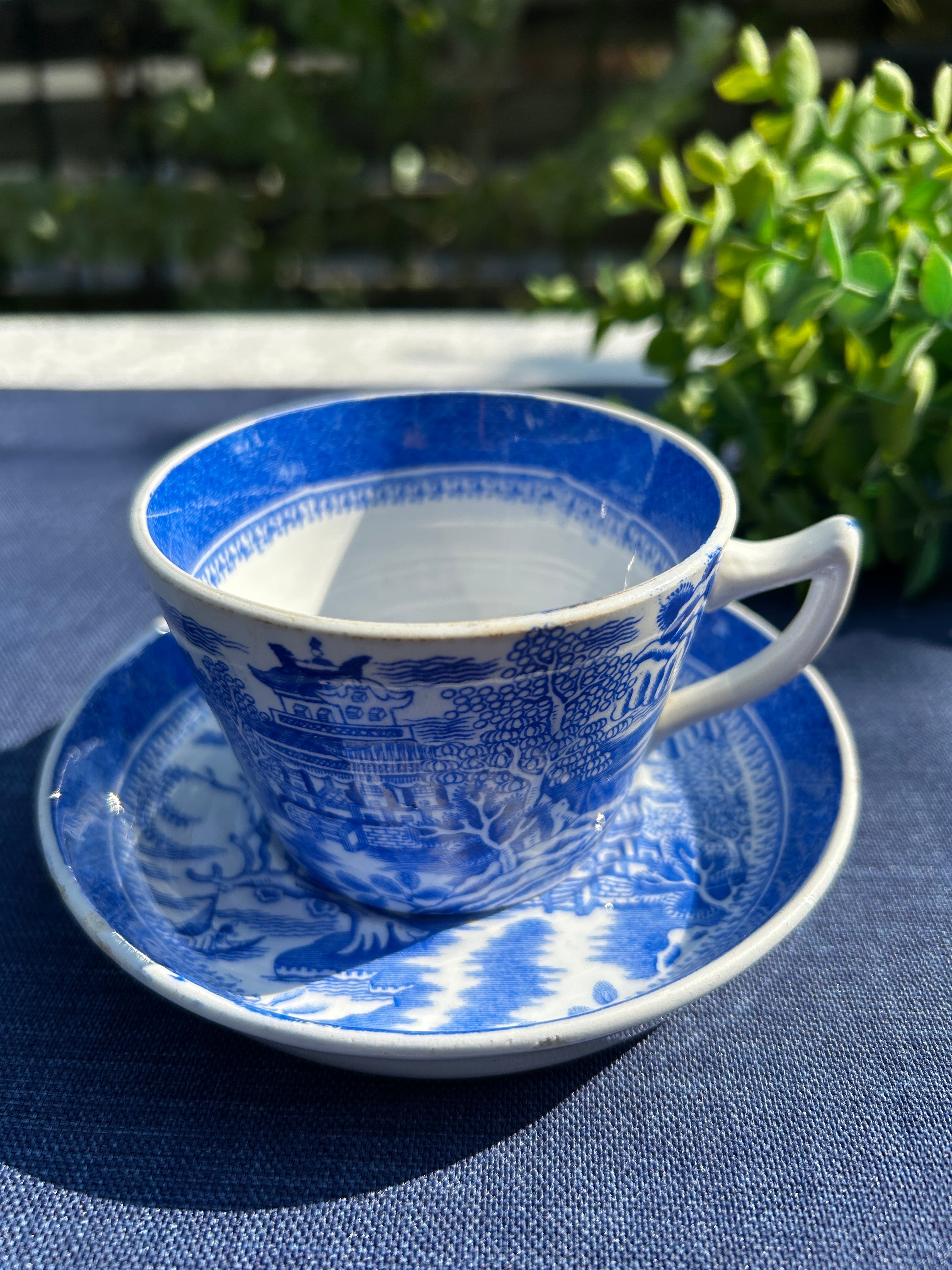 【訳あり】SPODE社　マンダリン　カップアンドソーサー④（Copeland　Spode期）