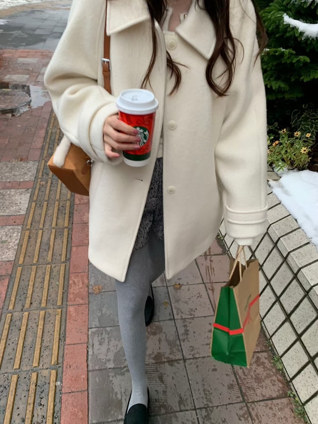 (予約) pretty young thing / Snow wool coat 1color