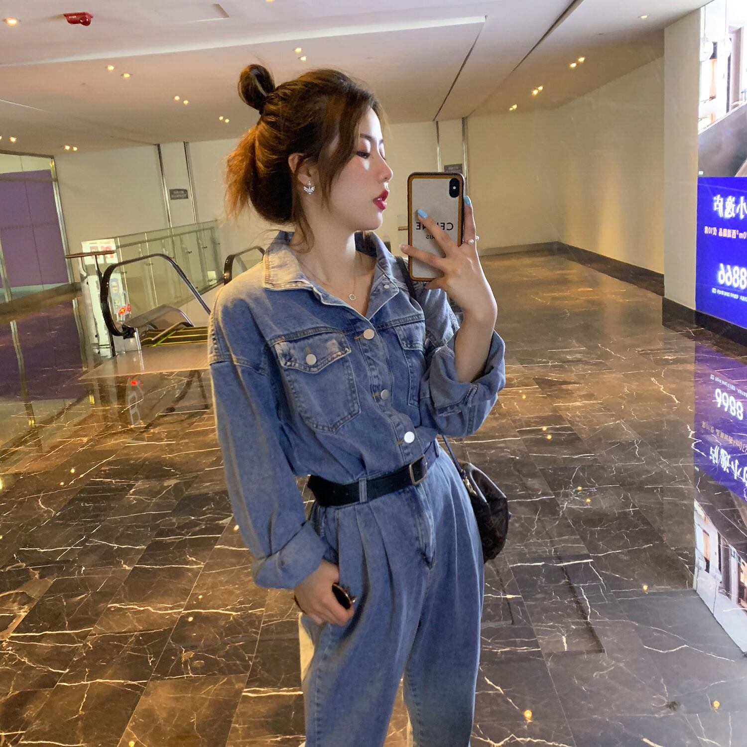 スプリングスタイルジャンプスーツ オールインワン レディースルーズ 春物 6Du_Shop_Women99759599838