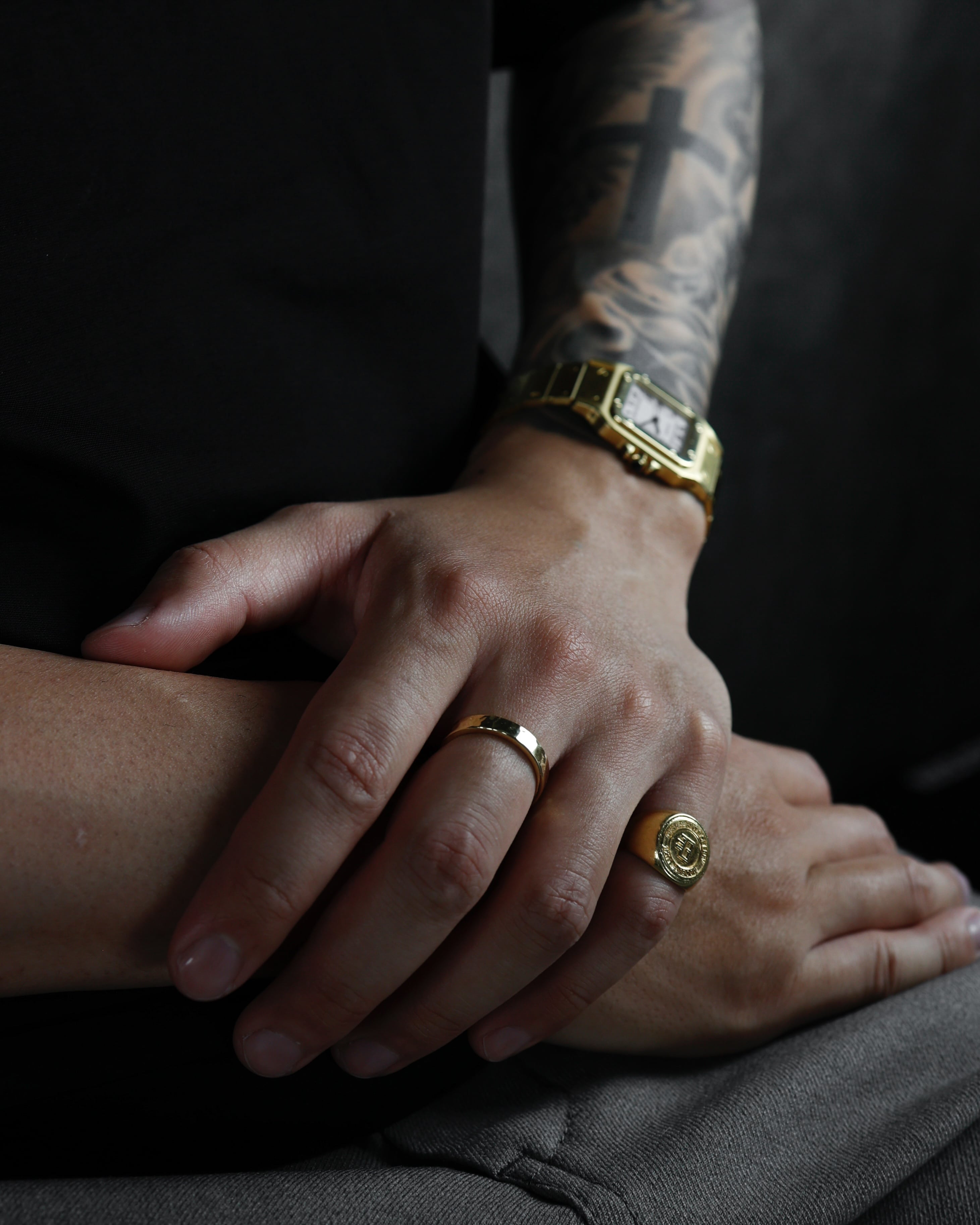 K18 Hammered eyes Ring【世界で一つ】 | EUROKENVY®︎