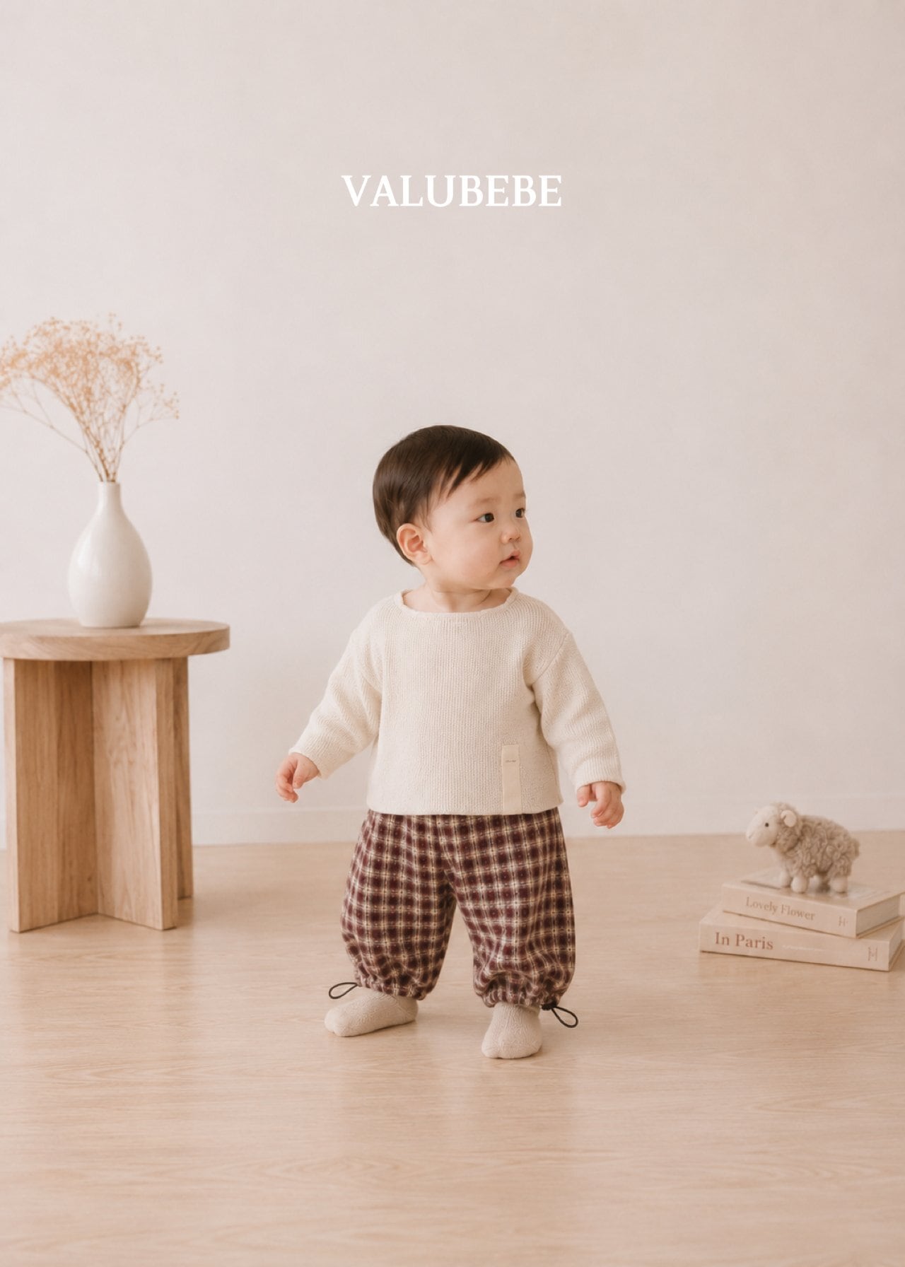 送料無料【予約】/ チェックチェックパンツ /valubebe