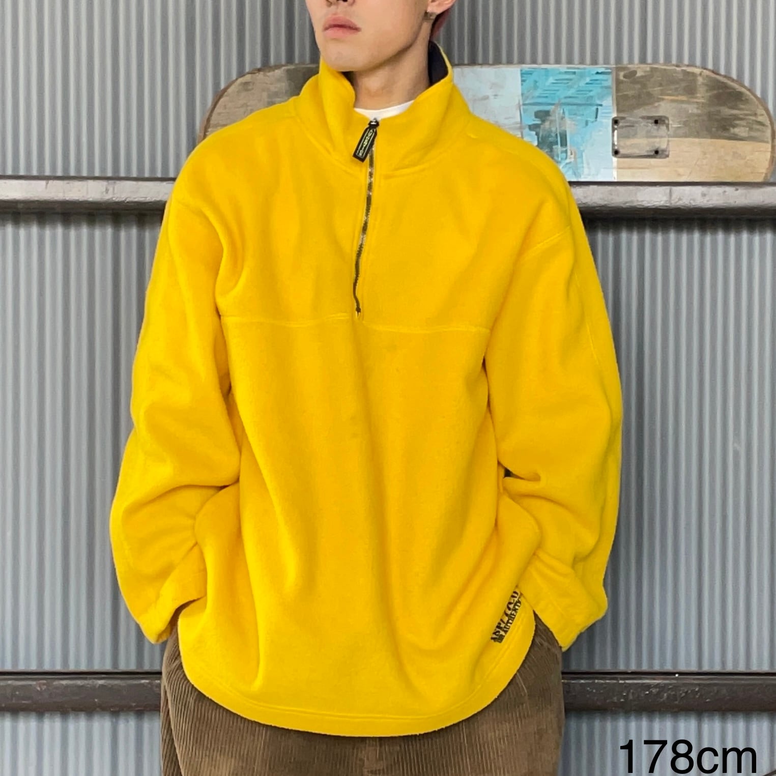 BUGLE BOY AUTHENTICS ハーフジップフリース L ブランドタグ | 古着屋 