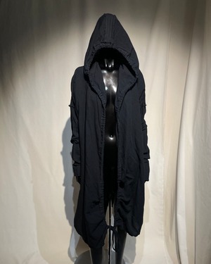 First Aid To The Injured - Reconstructed Drawcord Hooded Coat
