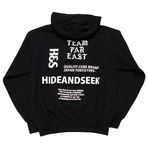 HIDEANDSEEK(ハイドアンドシーク) / PATCH SWEAT HOODED(HC-080521)(スウェットパーカ)