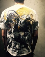 Ukiyo-e Chicken Embroidered T-Shirt 2color【G1019】