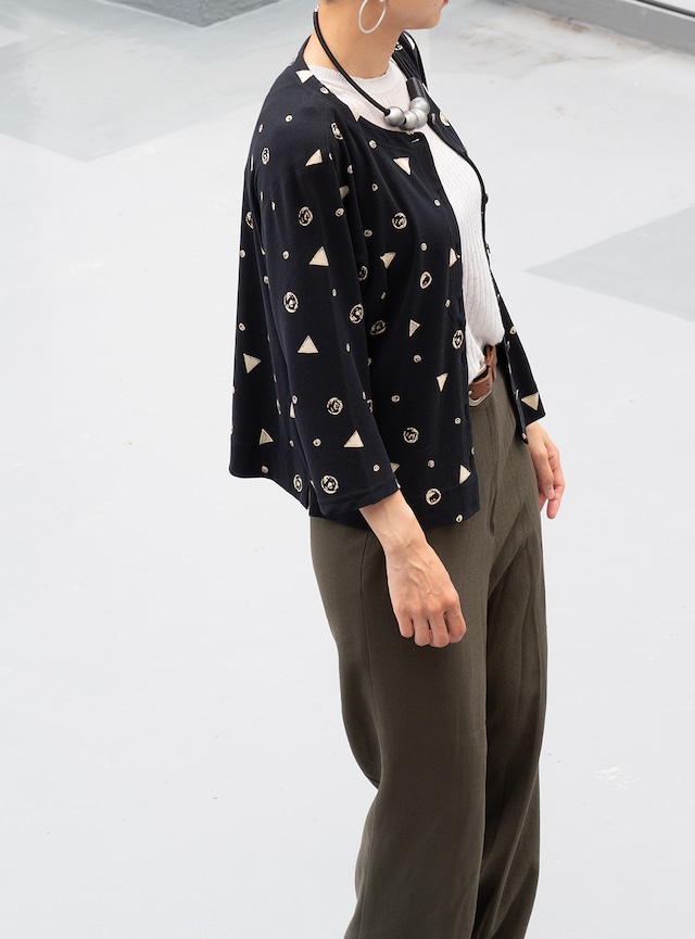 "Monégal" used Crew-neck cardigan