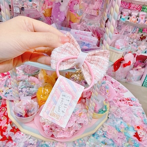 【C5】83-4いちごチャームヘアゴム