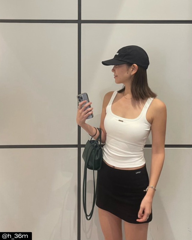 【CHE GIOIAロゴ付】ベーシックタンクトップ〈パッド付き〉3色 kct2319