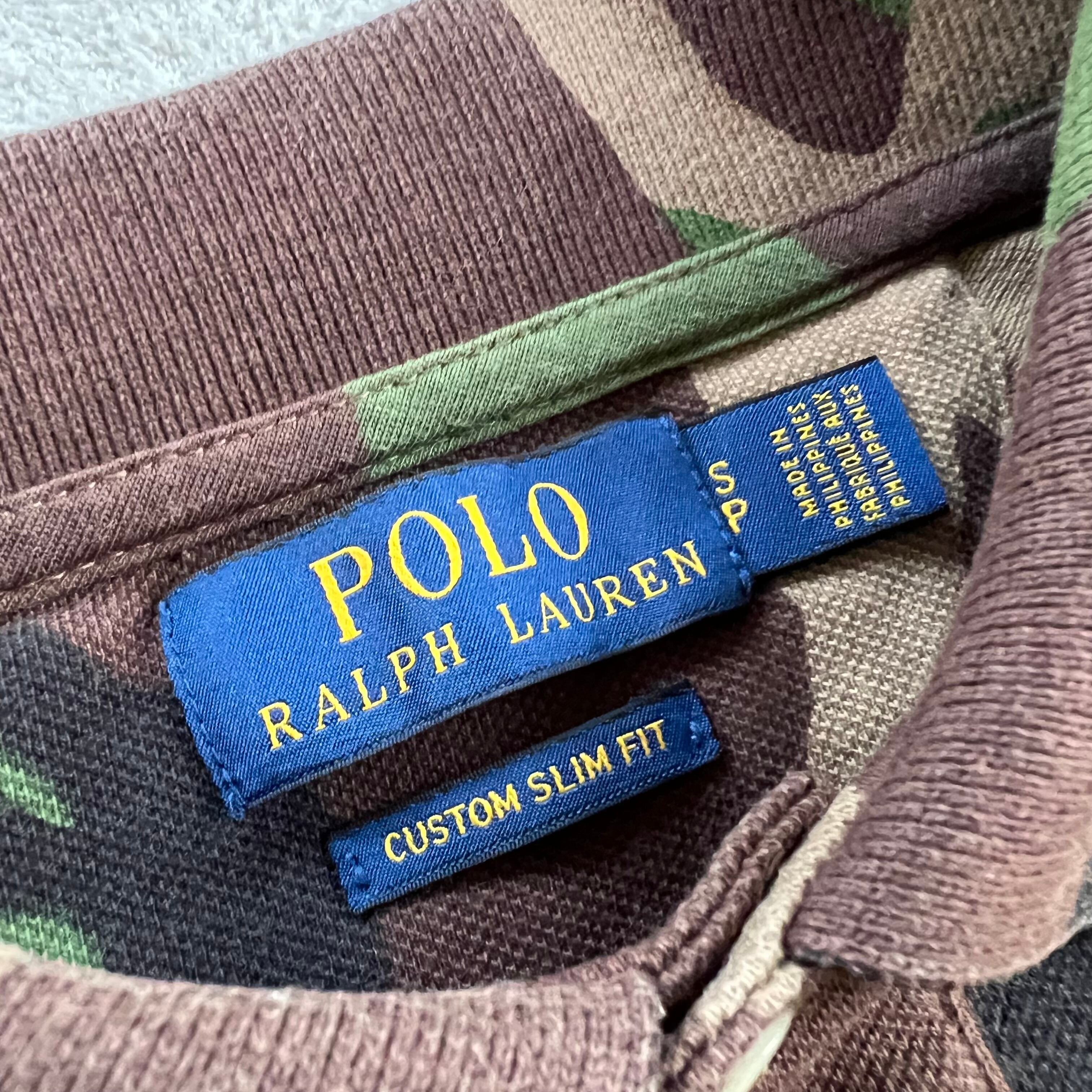 Ralph Lauren ラルフローレン ポロシャツ 迷彩 カモフラ S