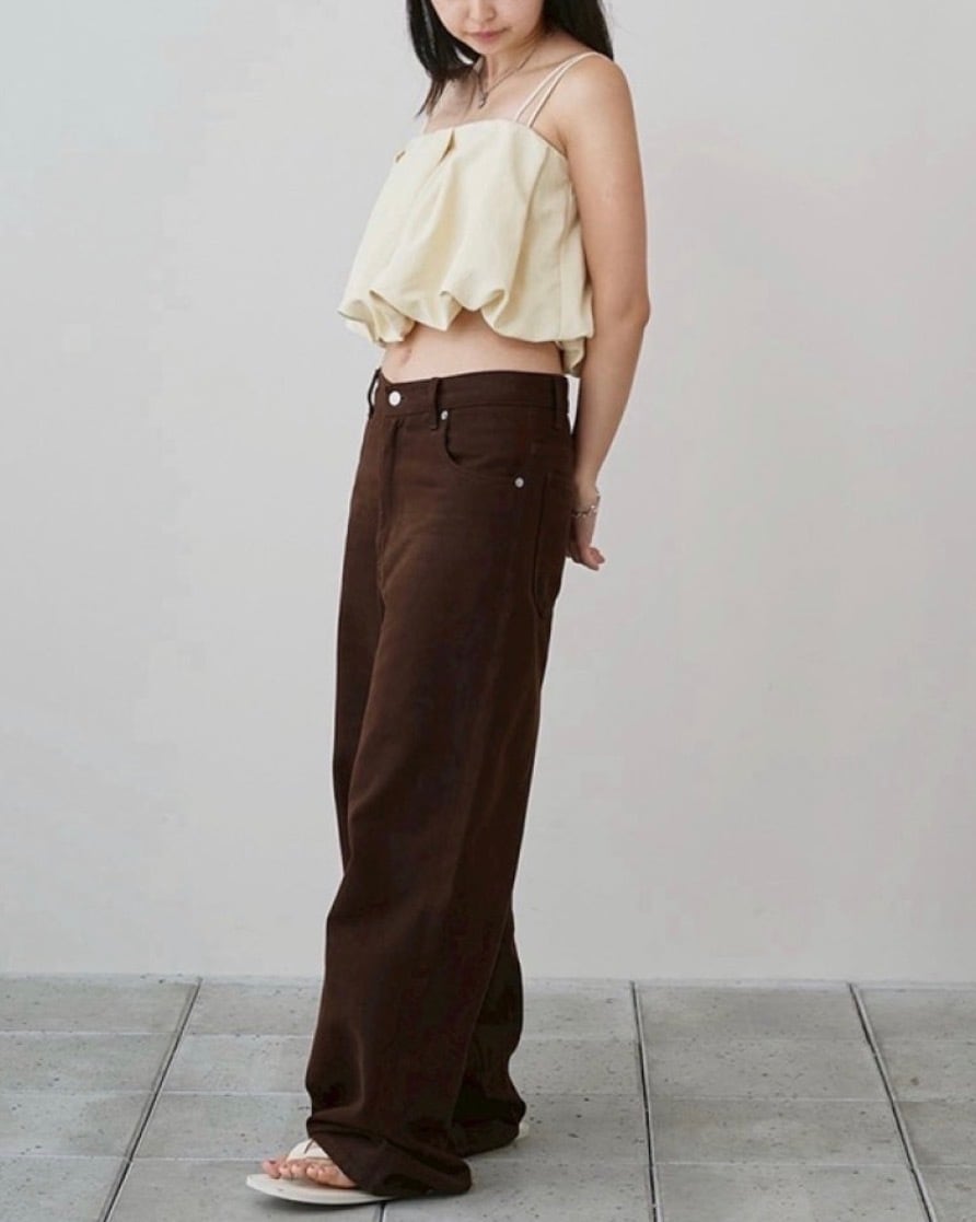 TODAYFUL／Tuck Balloon Camisole | polne