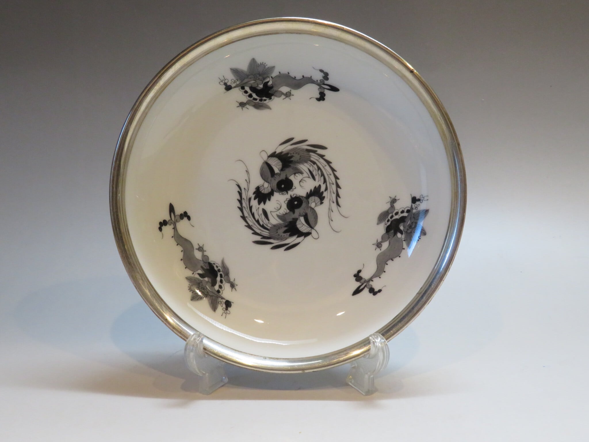 マイセン ドラゴン プレート（黒） | crescendo