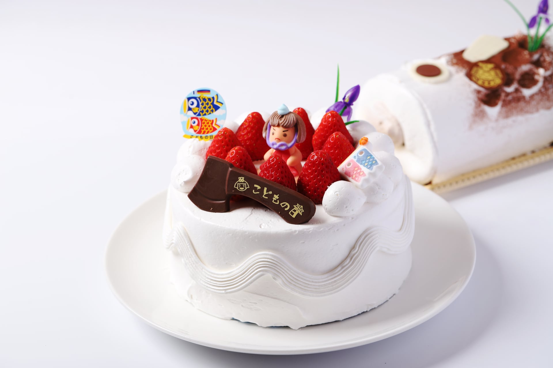 端午の節句　生クリームデコレーション