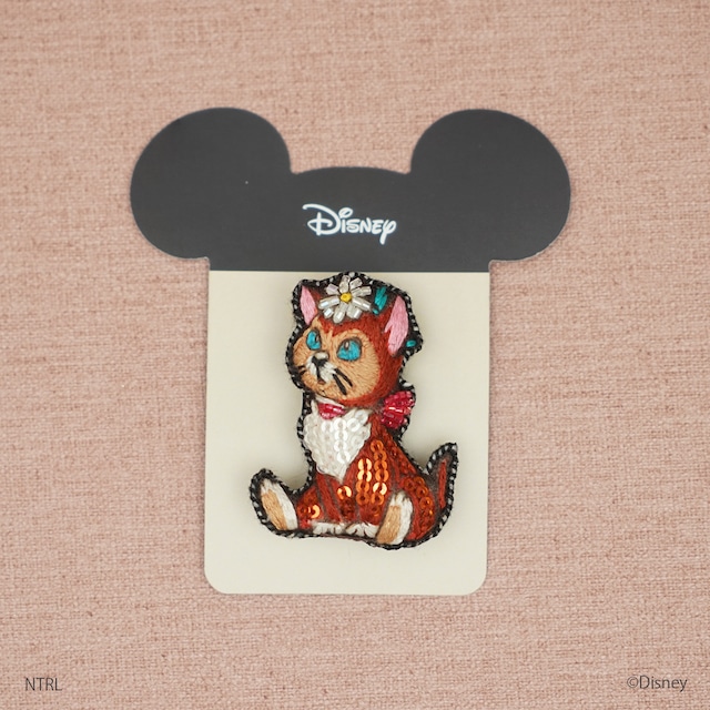 Disney刺繍ミニブローチ / Cheshire cat