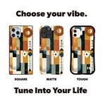 受注生産 iPhoneケース 丸と柱のレトロタリスマン｜幾何学シンボル TALM042A