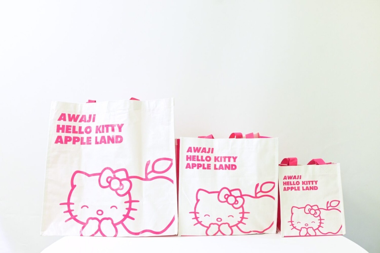 【HELLO KITTY APPLE LAND】スーベニアバッグ Lサイズ