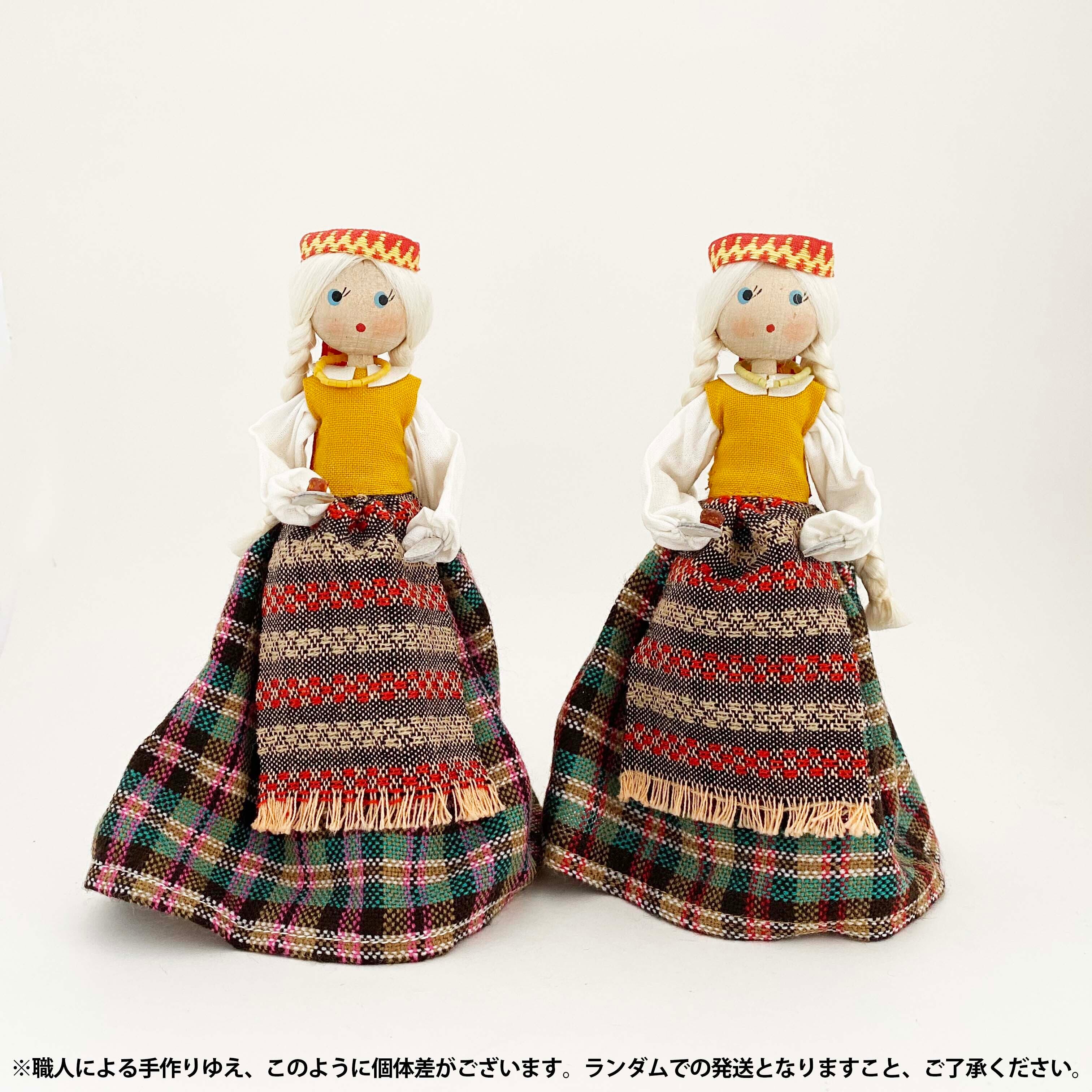 リトアニアの民族人形 ANDO製ヴィンテージ(黄色のベスト)