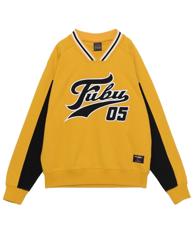 【FUBU】V neck Sweat Shirts