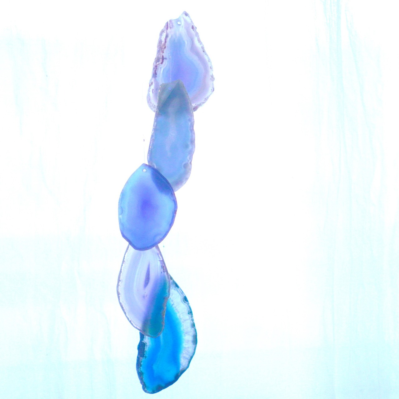 Blue Planet 05 - アゲートヒーリングチャイム / Agate Sun Catcher Wind Chime 582