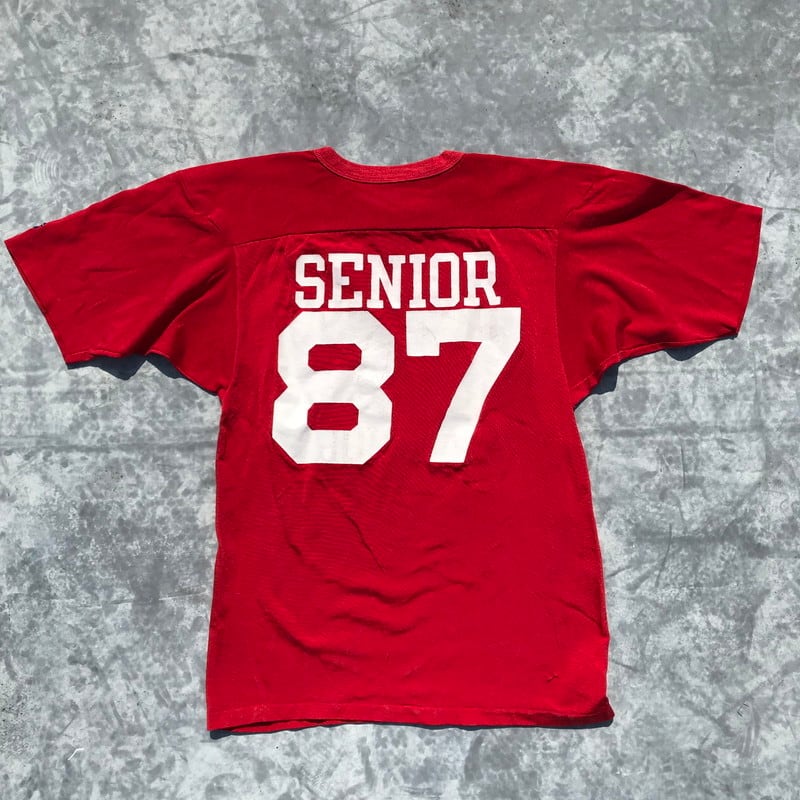 80s Champion フットボールTシャツ 【希少サイズ　XL】 トリコタグ チャンピオン Champion 80's 80s 80年代 トリコタグ