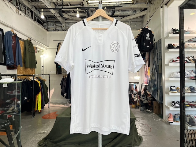 NIKE × WASTED YOUTH FOOTBALL SS JERSEY WHITE XL 893964-100 49336