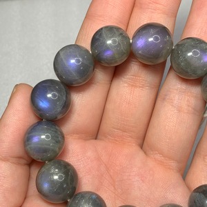 希少大玉✩グラデーション風シラーラブラドライトブレスレット