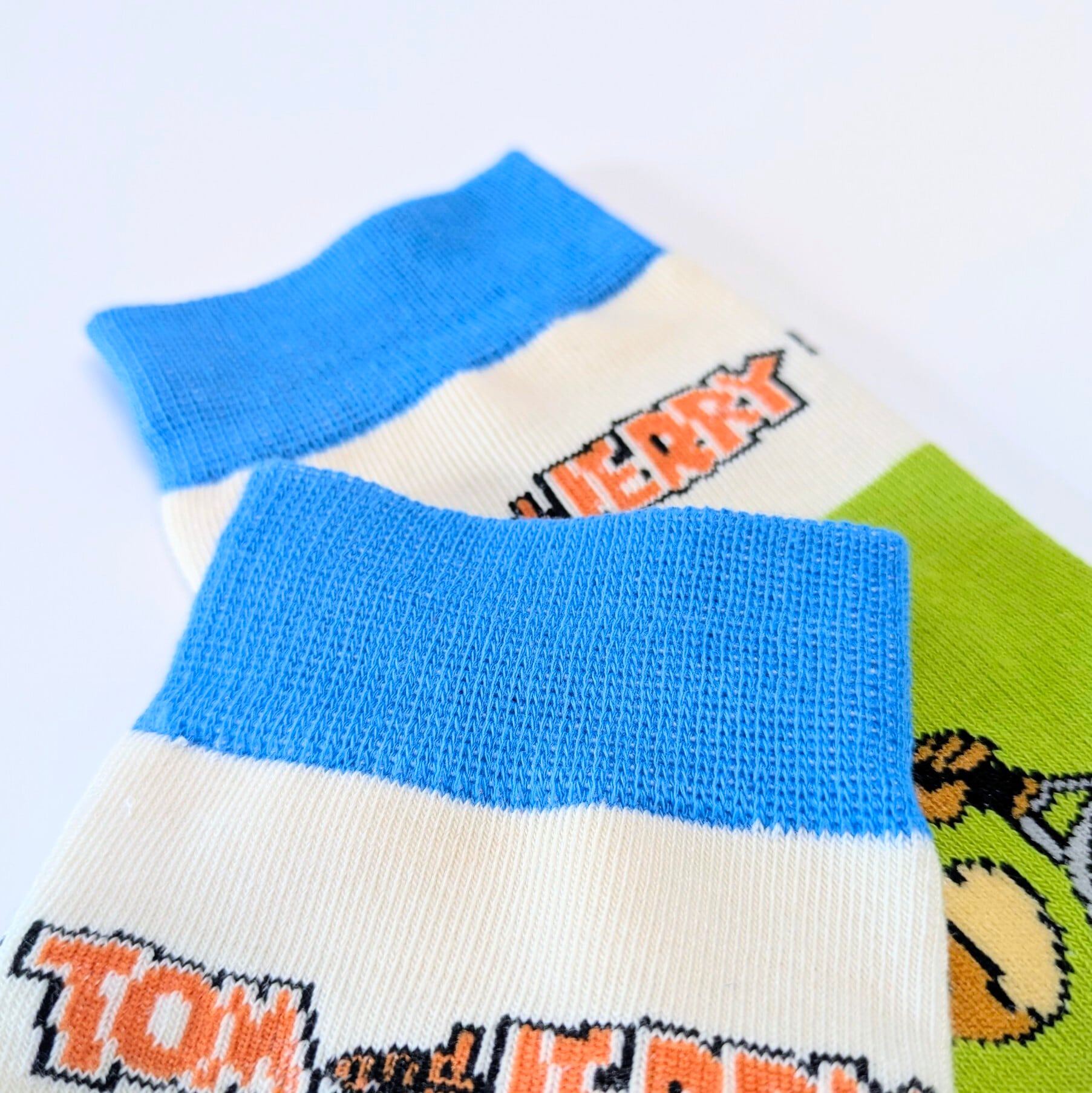 ♧【 crew socks / クルーソックス 】Tom and Jerry ( トムとジェリー ) / トムジェリ / 靴下 / フリーサイズ〚アメリカン雑貨 アメトイ〛