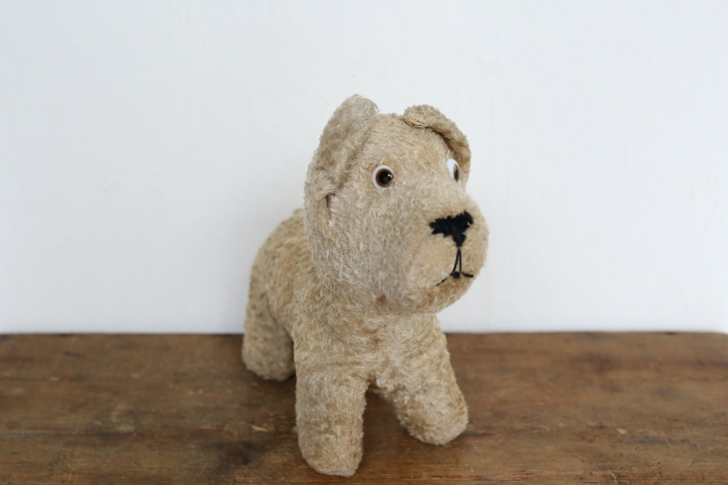 フランス アンティーク ヴィンテージ 犬のぬいぐるみ テリア