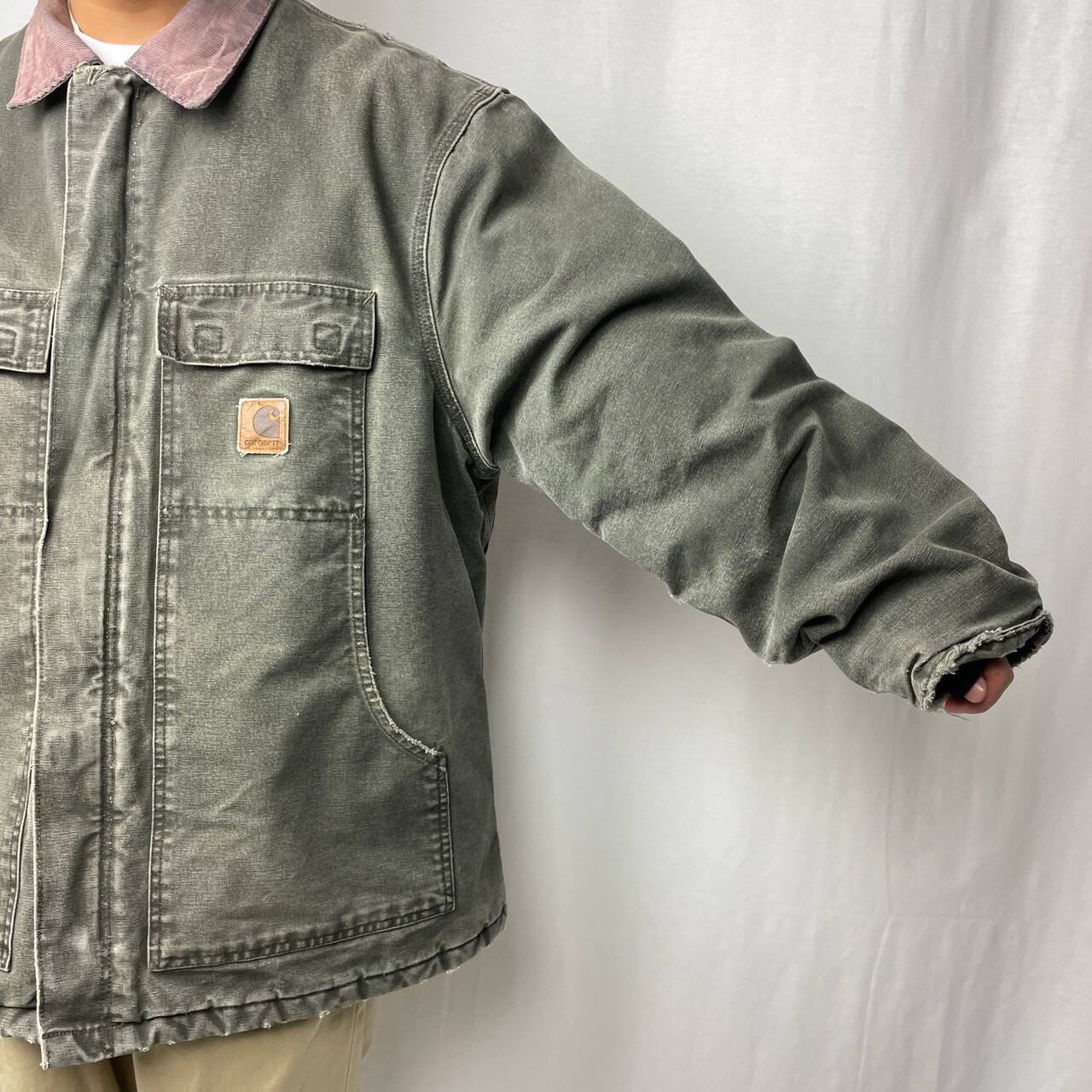 90年代 Carhartt カーハート ダック地 トラディショナルコート メンズ 
