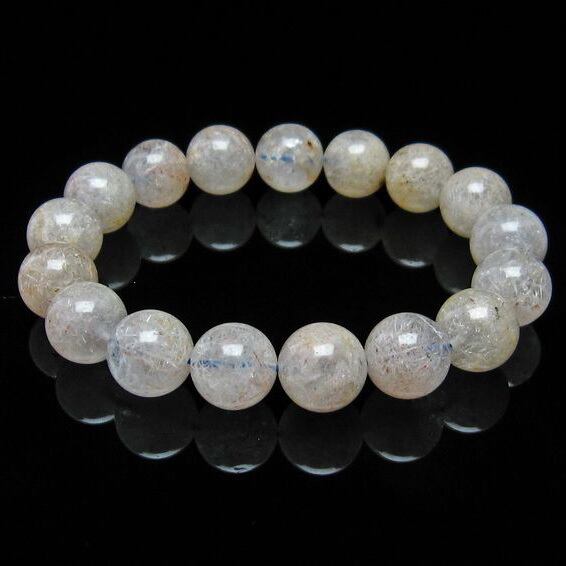 ホワイトガーデンファントムクォーツ ブレスレット 12mm [M便 1/10] 111-16614