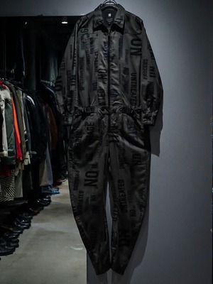 【add(C)vintage】"G-STAR RAW" Lettering Design Loose Jumpsuits