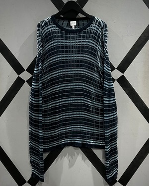 【X VINTAGE】“ARMANI COLLEZIONI” Horizontal Stripe Vintage Knit