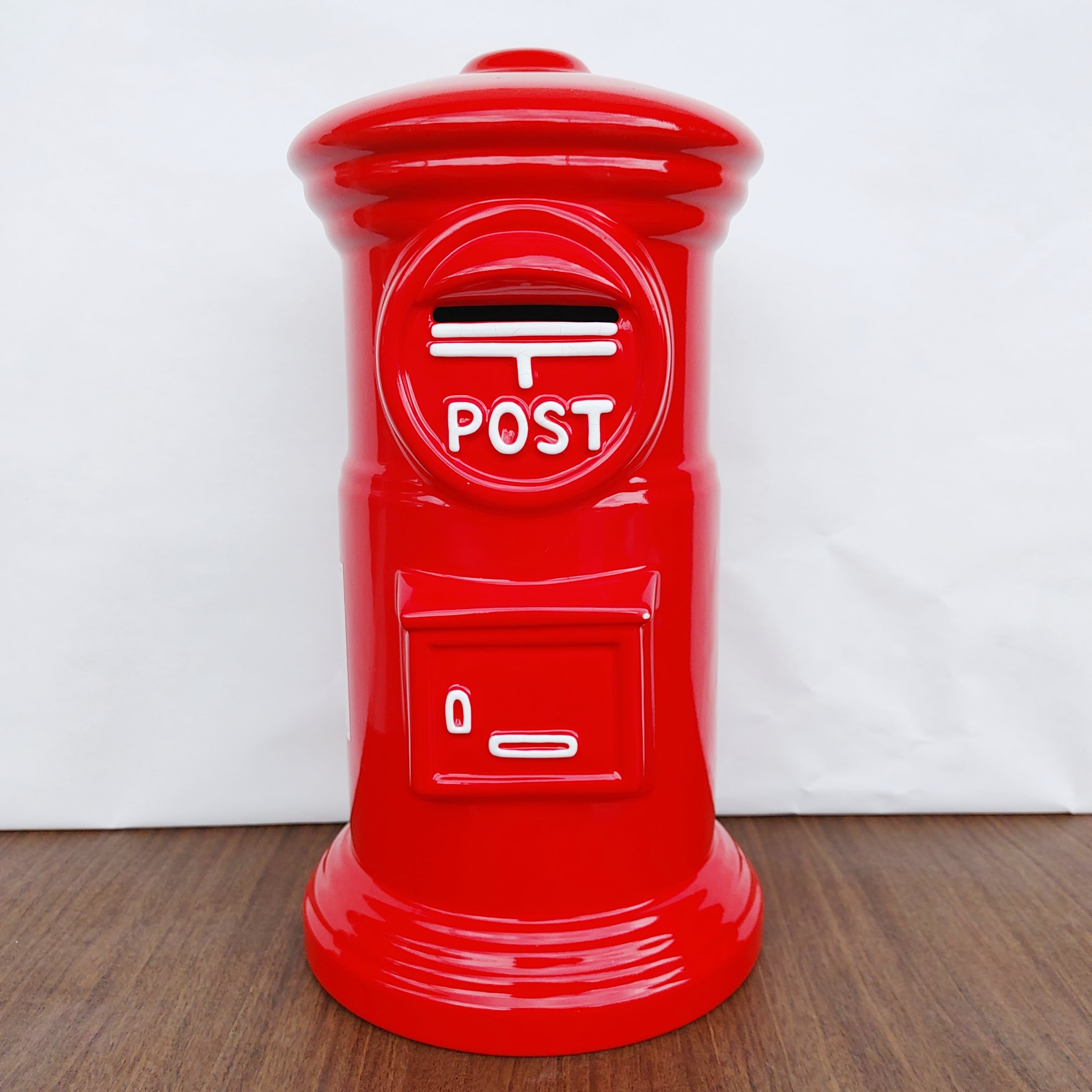 郵便ポスト 貯金箱 赤 大 約23cm 通販
