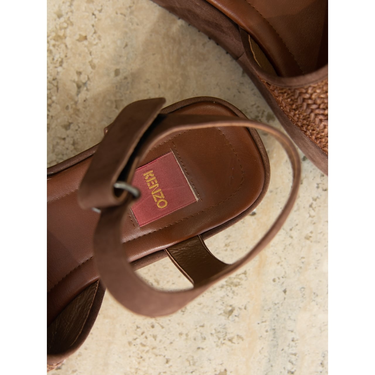 【KENZO】Suede Leather Platform Sandal（ケンゾー スエードレザープラットフォームサンダル）