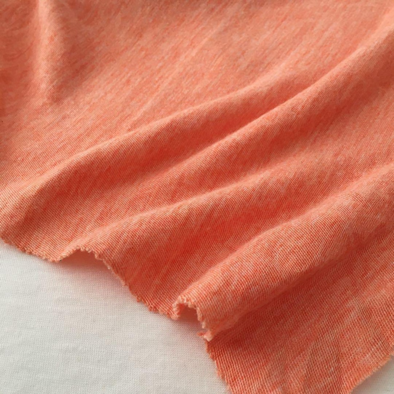 ラミー100%カチオン天竺ニット生地-260㎝-curl tricot　2FX/6965●