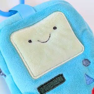 【 Adventure Time ( アドベンチャータイム ) 】 BMO ( ビーモ ) / カラビナポーチキーホルダー / 小物入れ / コインケース / プラッシュキーホルダー 〚アメリカン雑貨 アメトイ〛