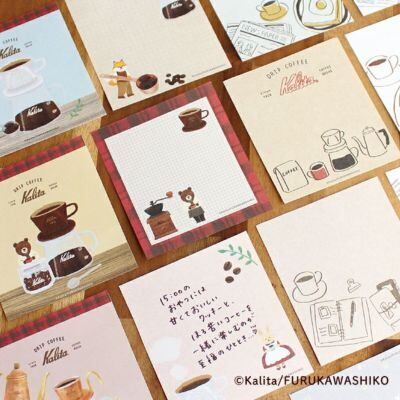 古川紙工×Kalita コラボ商品 メモパット | 船越文具店