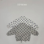 韓国子供服 / 26Autumn / soybean / オーバーサイズ ドット ジャケット / キッズ服 / ジュニア服 / 秋服 *XS~JM*