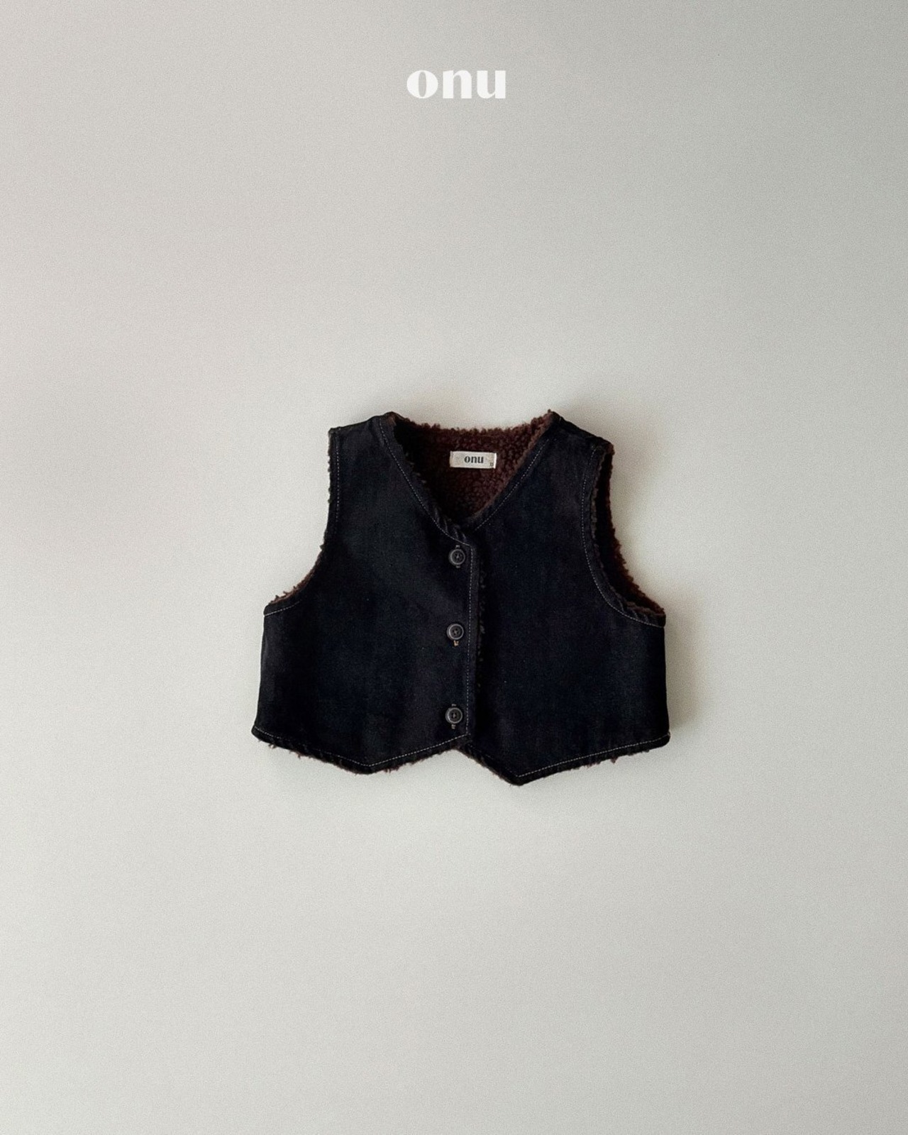 ONU［取寄］dumble denim vest 26winter