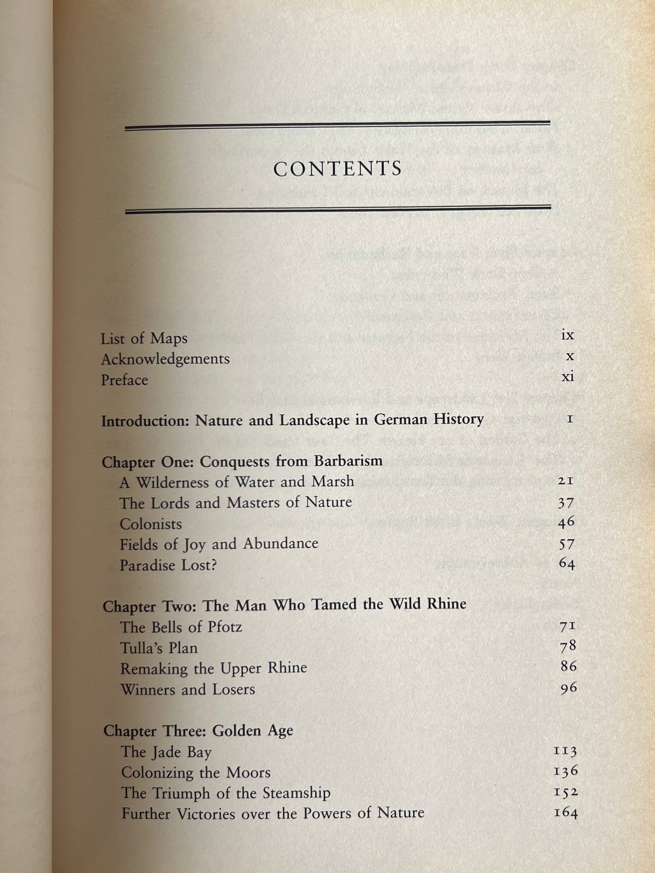 The Conquest of Nature: Water, Landscape and the Making of Modern Germany / David Blackbourn / Pimlico
