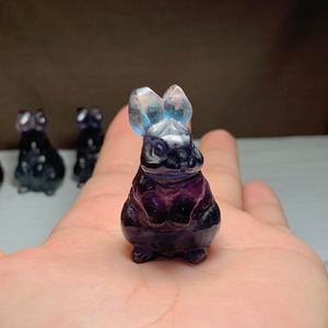 18.(訳)フローライトうさぎ・インテリア