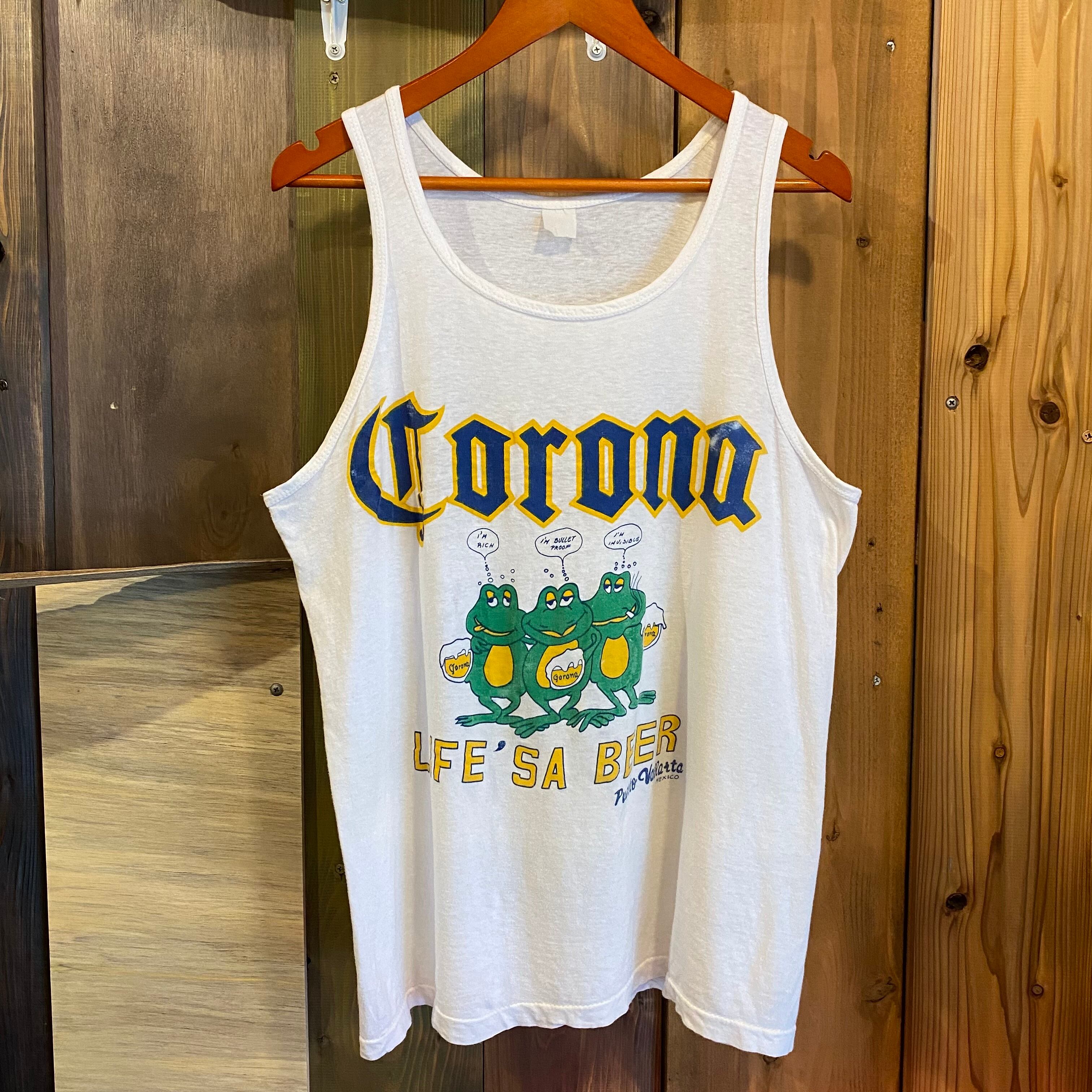 Corona beer コロナ 80's 80年代 Mexico frogs 蛙 Tank top タンク